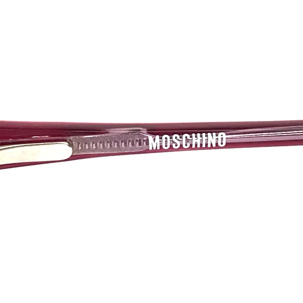 Moschino Eyeglasses Frames M3729-V-B 578 Pink Red Cat Eye Full Rim 49-15-135